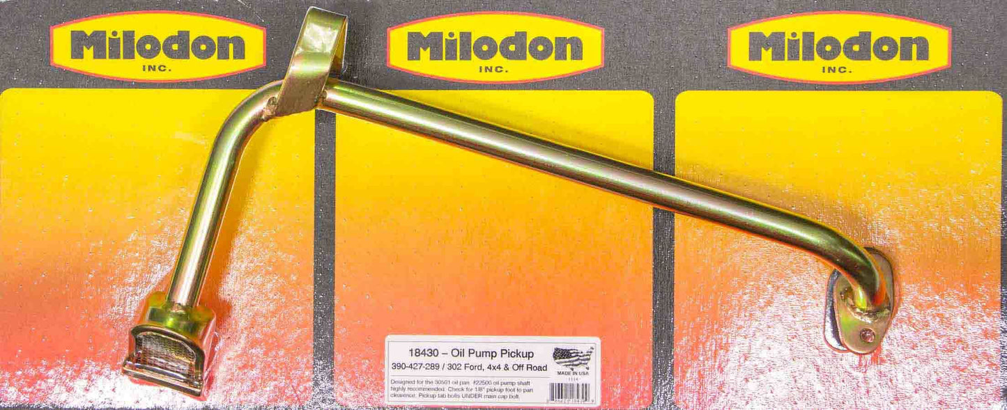 Milodon MIL18430 Oil Pump Pick-Up