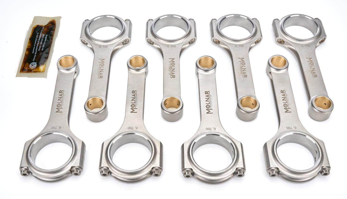 Molnar Technologies MLTCH6700VTB8-A 6.700 H-Beam Rod Set BBC
