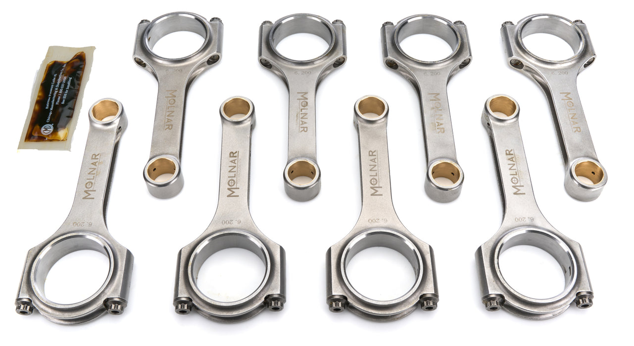Molnar Technologies MLTDH6200TLB-T8-A 6.200 H-Beam Rod Set Gen-III Hemi