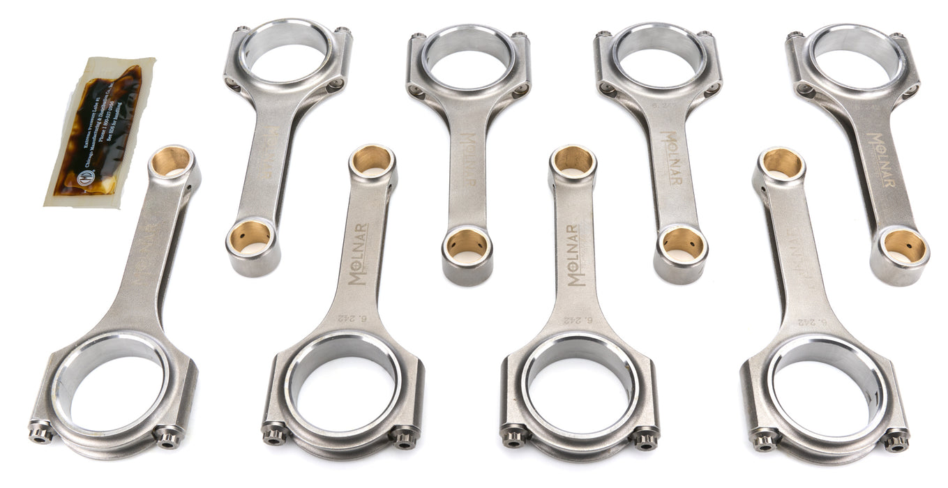 Molnar Technologies MLTDH6242TLB8-A 6.242 H-Beam Rod Set Gen-III Hemi