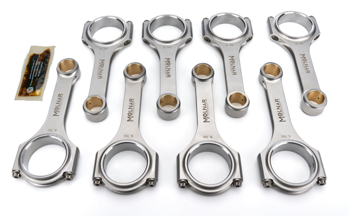 Molnar Technologies MLTDH6760YYB8-A 6.760 H-Beam Rod Set BBM Wedge