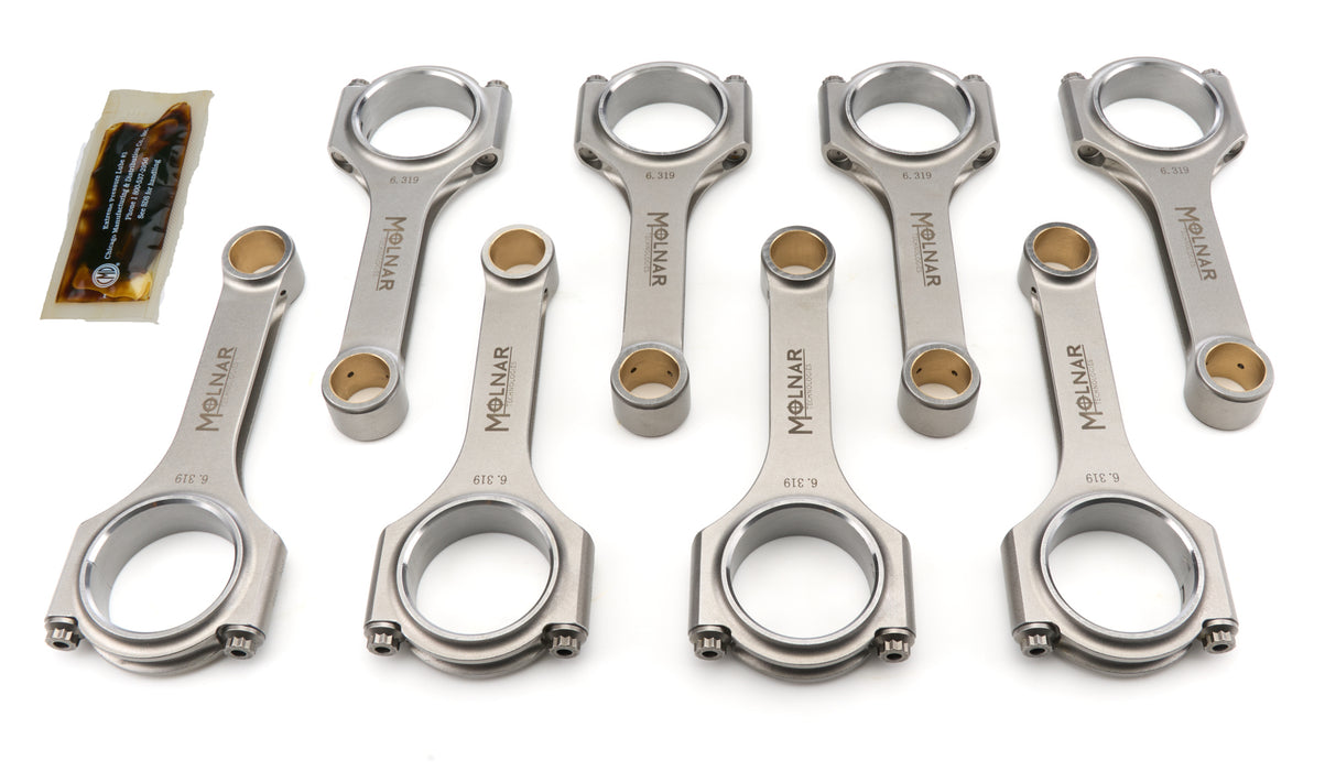 Molnar Technologies MLTFH6319RTB-T8-A 6.319 H-Beam Rod Set Ford 7.3L Godzilla