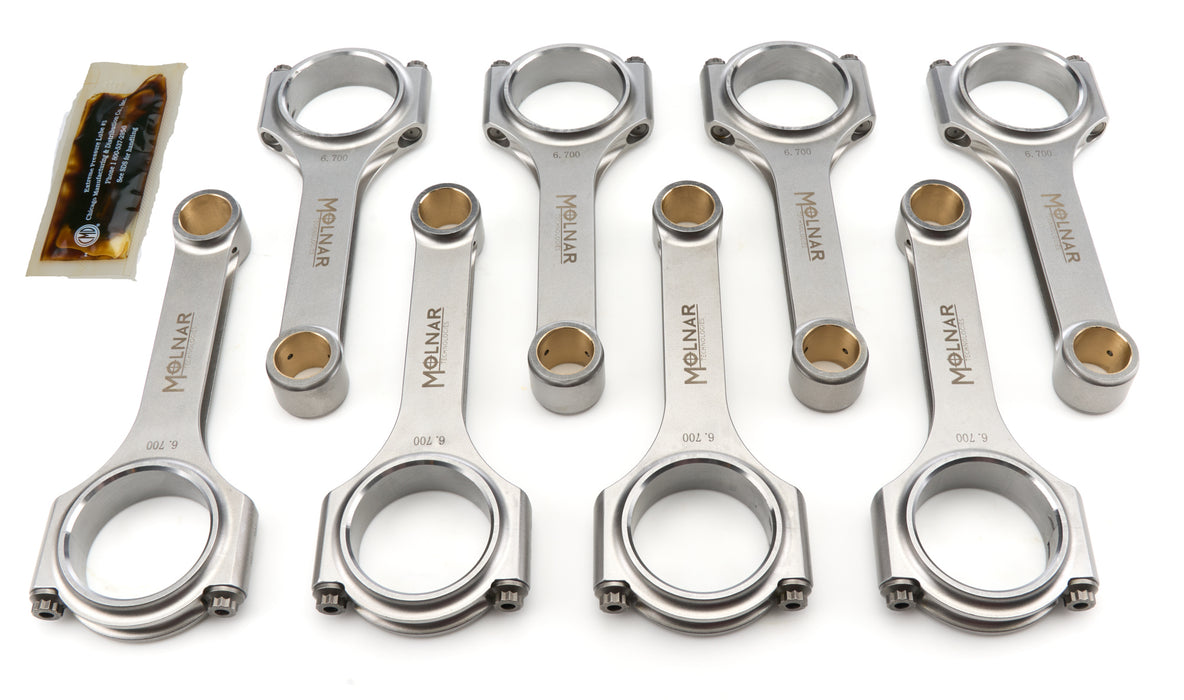 Molnar Technologies MLTFH6700VTB-FE8-A 6.700 H-Beam Rod Set BBF FE w/2.200 Pin Dia