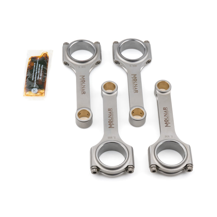 Molnar Technologies MLTMH5906CFB-T4-A 5.906 H-Beam Rod Set Mitsubishi 4G93 Gen-2