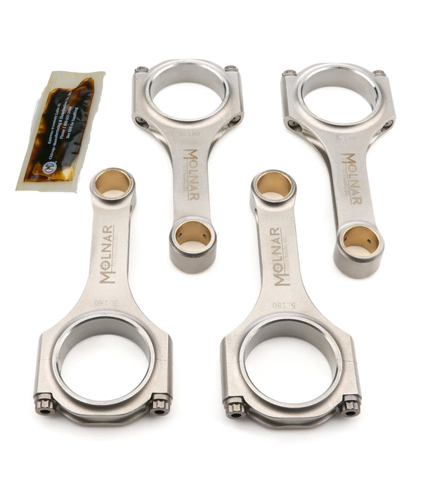 Molnar Technologies MLTSH5180MJB4-A 5.180 H-Beam Rod Set Subaru EJ25 Non-Turbo