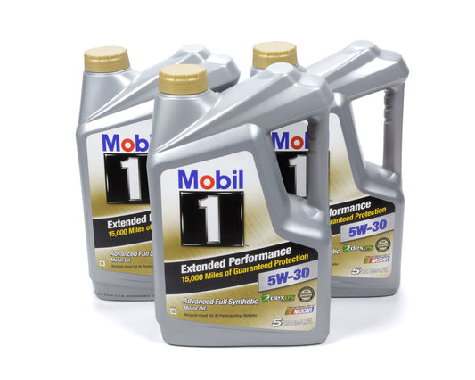 Mobil 1 MOB120766 5w30 EP Oil Case 3x5 Qt Bottles Dexos