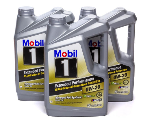 Mobil 1 MOB120903 0w20 EP Oil Case 3x5 Qt Bottles Dexos