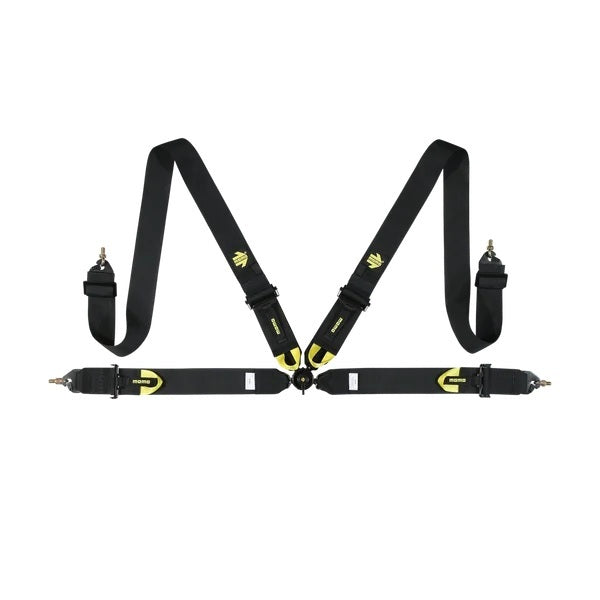 Momo Automotive Accessories MOMM040303BK Corsa Harness 4 Point 3x3 Black Clip in Cam