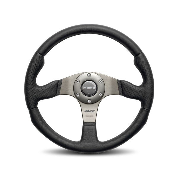 Momo Automotive Accessories MOMRCE32BK1B Race 320 Steering Wheel Leather / Airleather