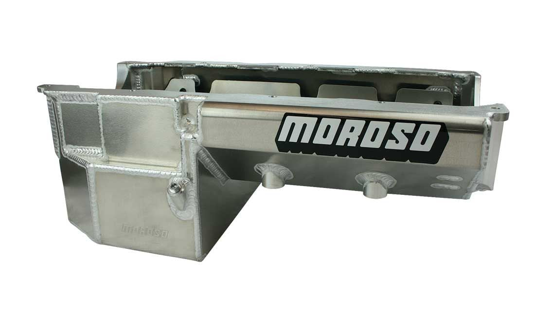 Moroso MOR20382 BBC Gen VI Oil Pan w/Dual Power Kick Outs