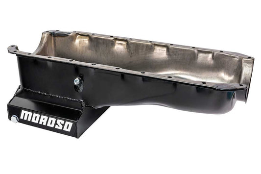 Moroso MOR20412 BBC Gen IV Steel Oil Pan - 6qt- GM A-Body