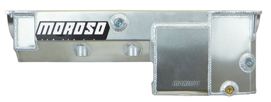 Moroso MOR20485 Oil Pan BBC Gen IV W/S W/Div. Tray 8in