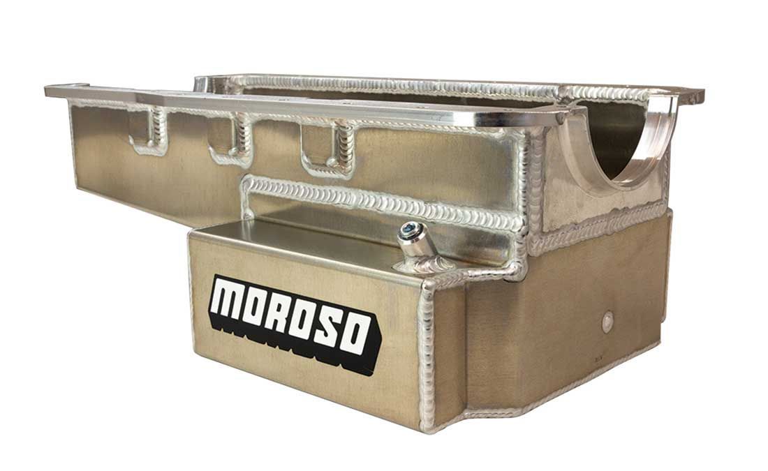 Moroso MOR20538 SBF Alm. Road Race Oil Pan Front Sump 351W