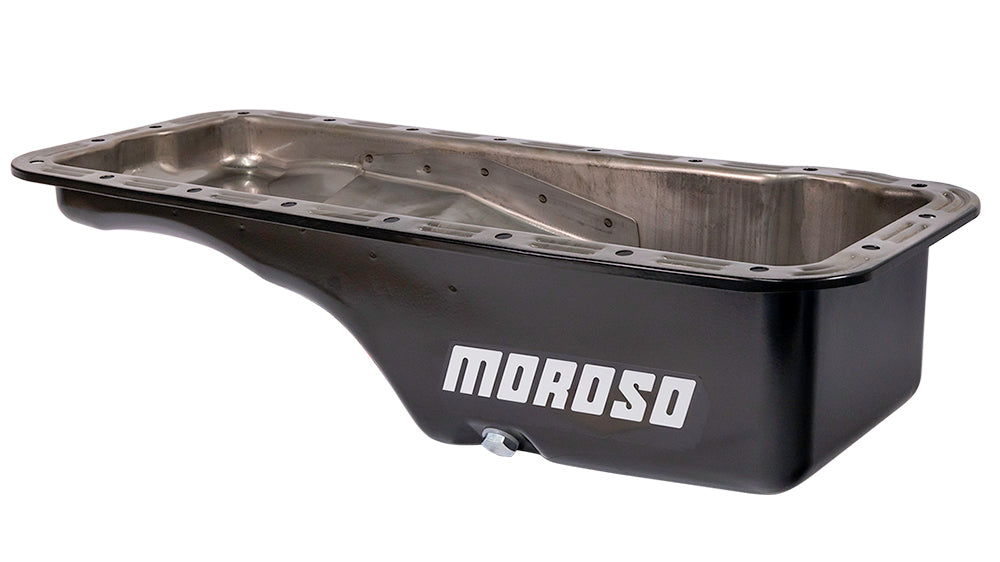 Moroso MOR20606 Ford FE S/S Oil Pan - 5qt. Front Sump