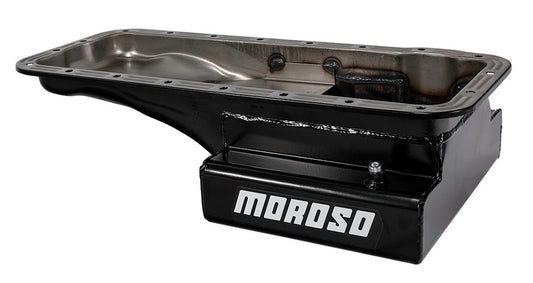 Moroso MOR20607 Ford FE S/S Oil Pan - 8qt. Front Sump