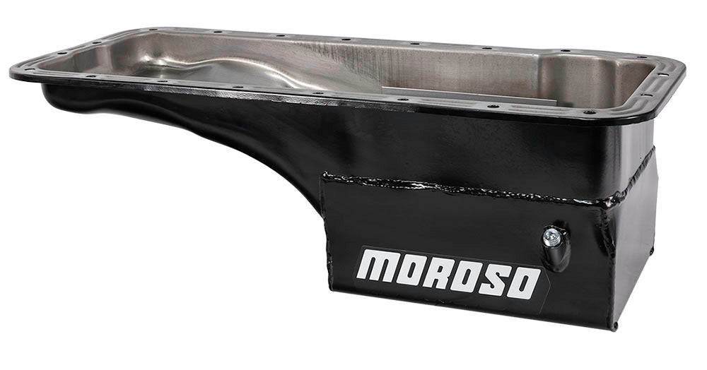 Moroso MOR20609 Ford FE S/S Oil Pan - 7qt. Front Sump