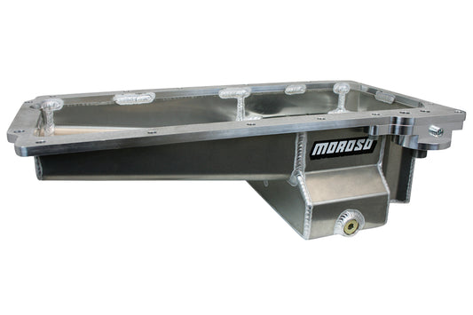 Moroso MOR21159 GM LS Swap Oil Pan RR 7qt Baffled - Aluminum