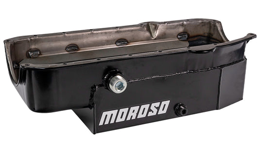 Moroso MOR21326 SBC 8qt CT Oil Pan - RH Dipstick 80-85