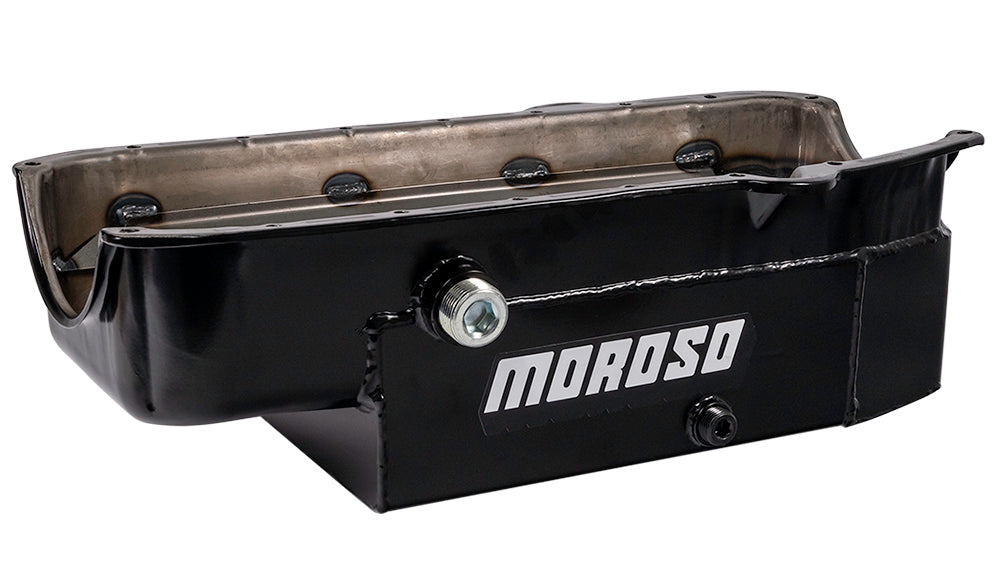 Moroso MOR21327 SBC 8qt CT Oil Pan - RH Dipstick 86-UP