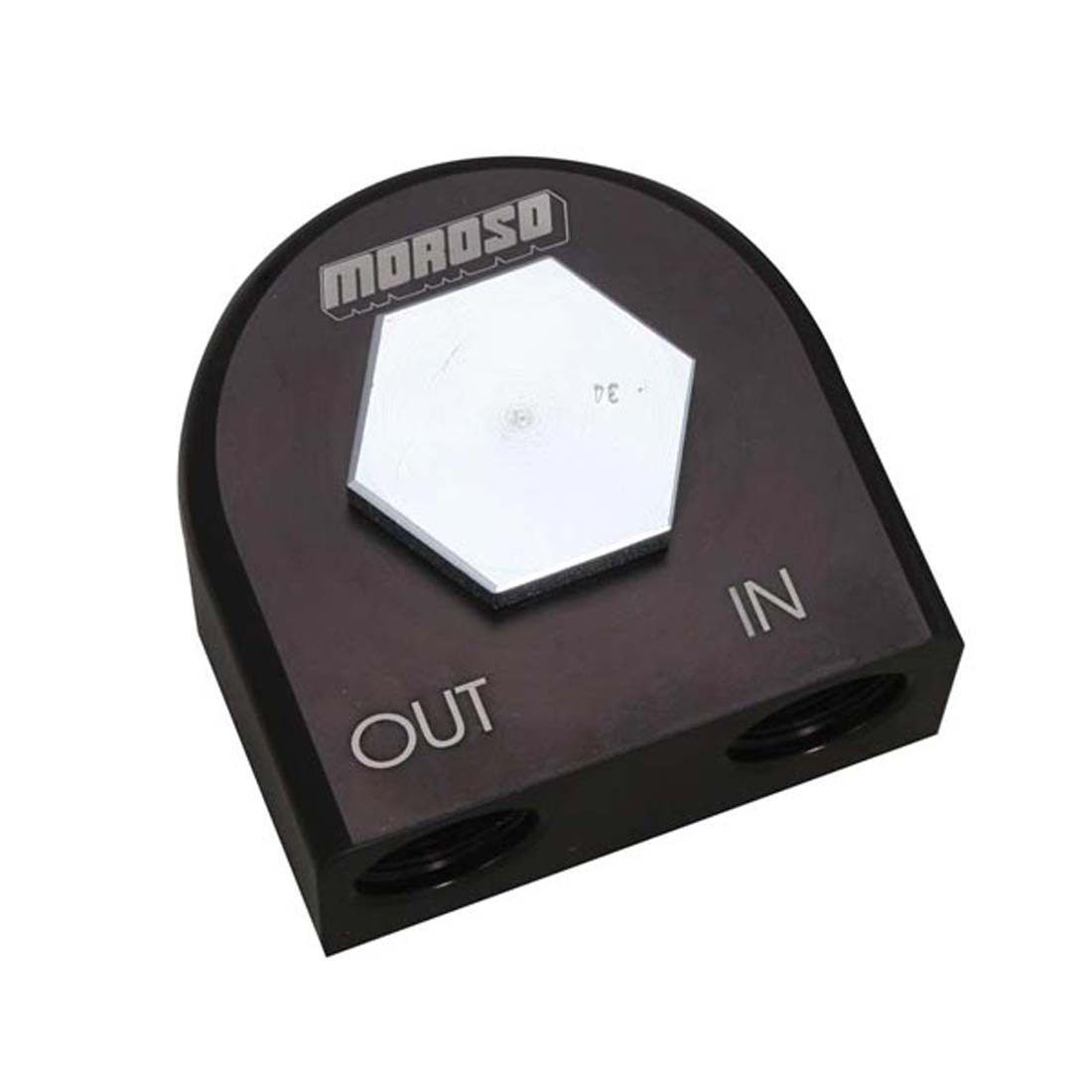 Moroso MOR23683 Filter Adapter 90-Deg 13/16in-16 Threads