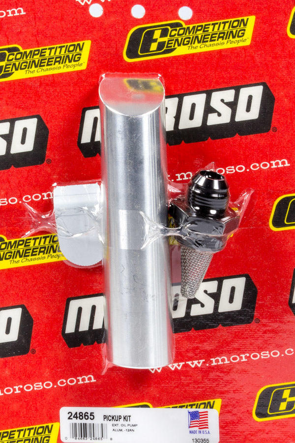 Moroso MOR24865 External Oil Pump Pick- Up for Alm Wet Sump Pans