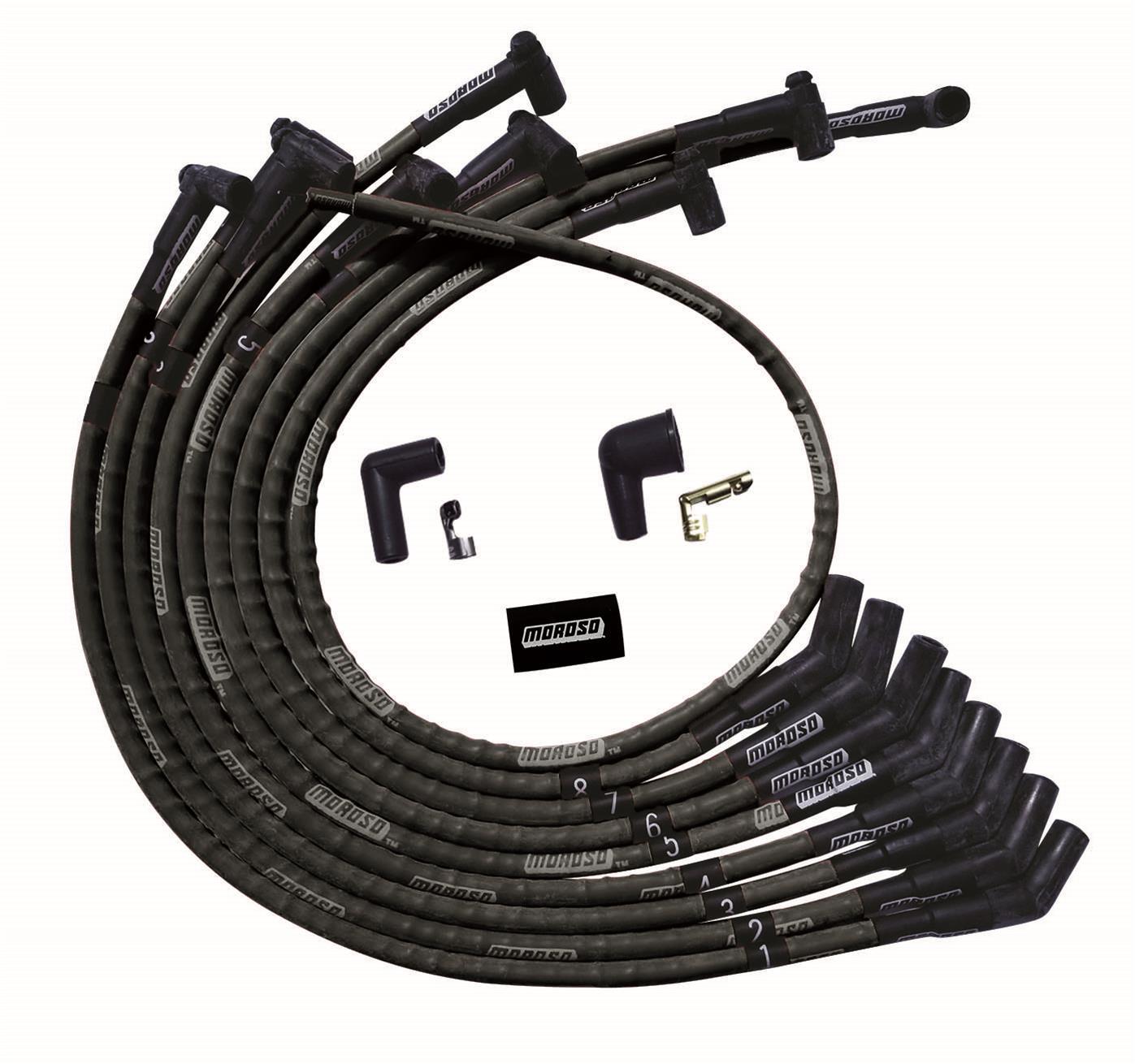 Moroso MOR51570 Ultra Plug Wire Set SBF 260-302 Black