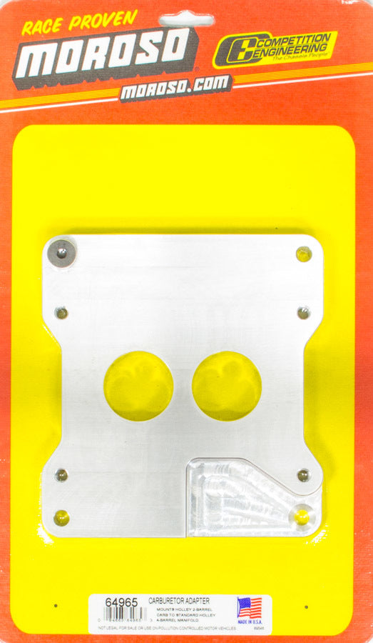 Moroso MOR64965 Carburetor Adapter
