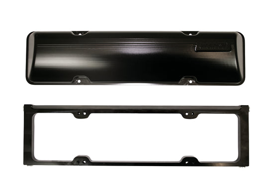 Moroso MOR68051 SBC Billet Alm Valve Cover Set 2-Piece Design