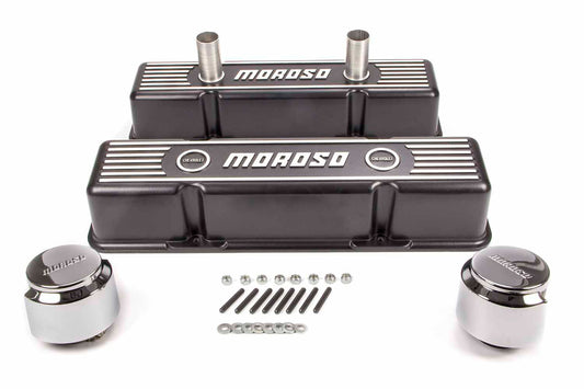 Moroso MOR68371 SB Chevy Blk Alum. V. Cv