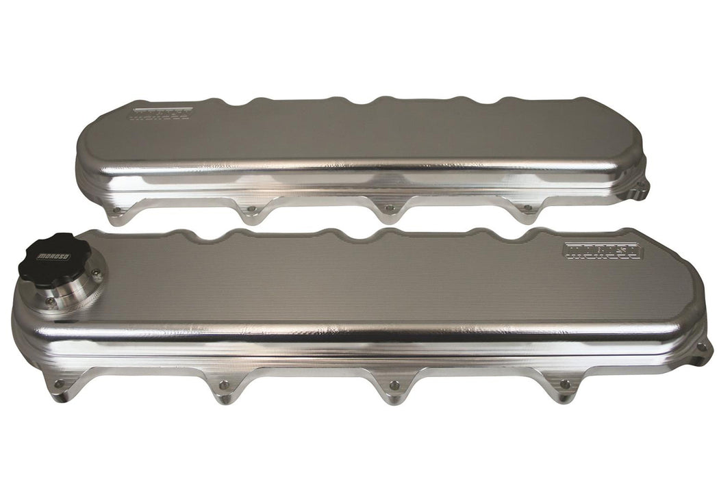 Moroso MOR68495 GM LT1/LT4 Billet Valve Cover Set w/Oil Fill