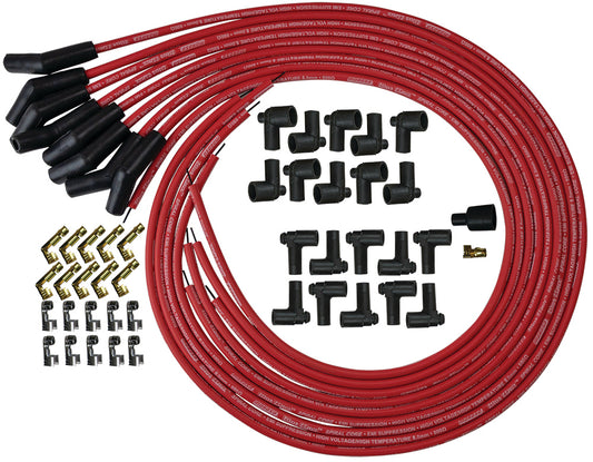 Moroso MOR73214 Blue Max Ignition Wire Set - Red