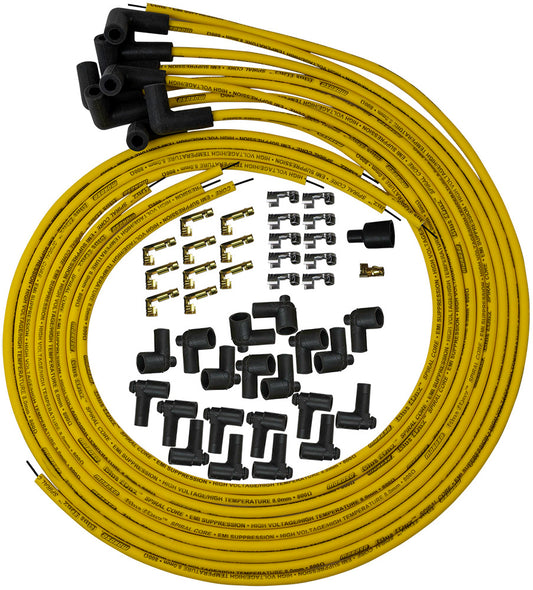 Moroso MOR73217 Blue Max Ignition Wire Set - Yellow