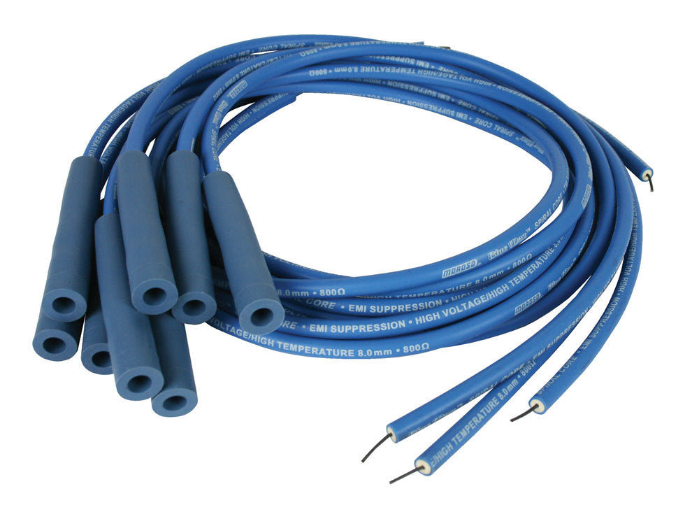 Moroso MOR73226 Blue Max Ignition Wire Set - Blue
