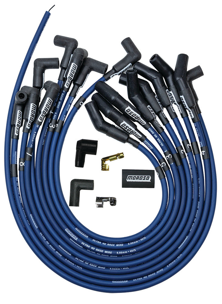 Moroso MOR73675 Ultra 40 Plug Wire Set - Ford 289/302