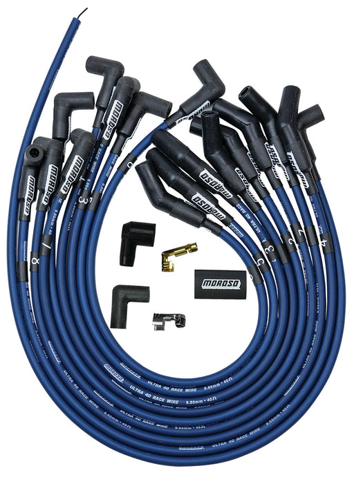 Moroso MOR73675 Ultra 40 Plug Wire Set - Ford 289/302