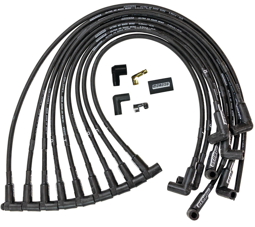 Moroso MOR73728 Ultra 40 Plug Wire Set BBC 135Deg