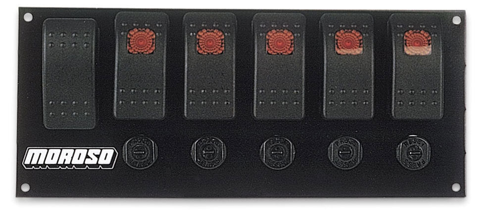 Moroso MOR74180 Rocker Switch Panel Kit