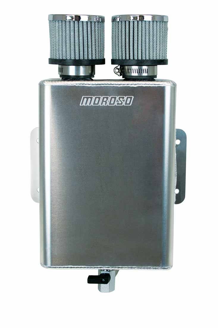 Moroso MOR85390 Vacuum Pump Breather Tank 2-Breathers -16A