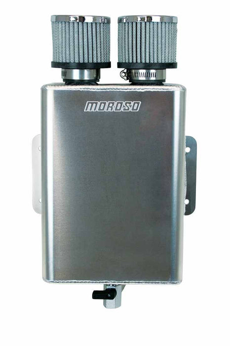 Moroso MOR85390 Vacuum Pump Breather Tank 2-Breathers -16A