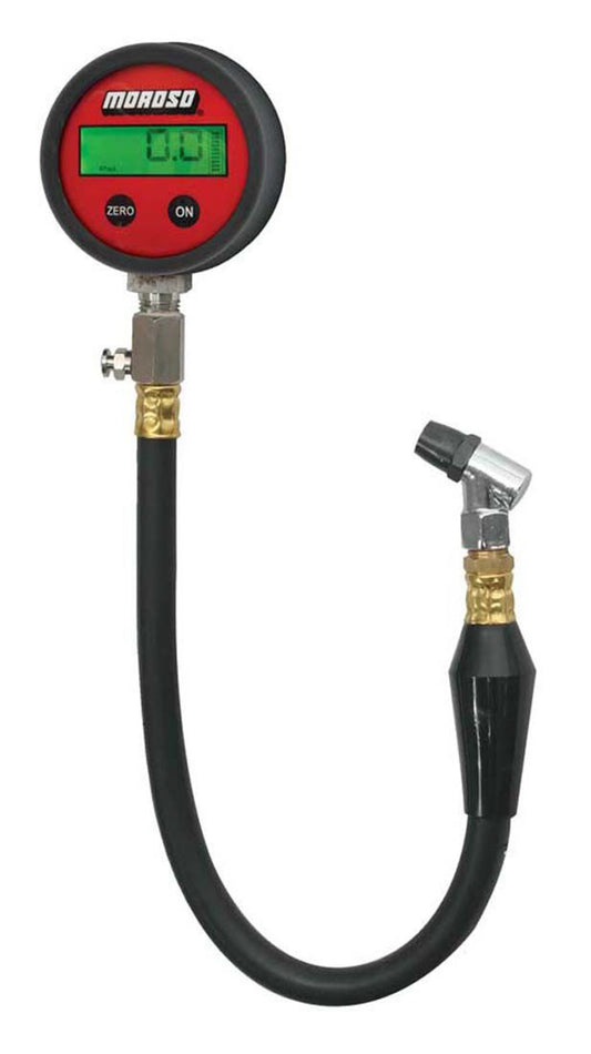 Moroso MOR89575 Digital Tire Gauge 0-60psi - Backlit