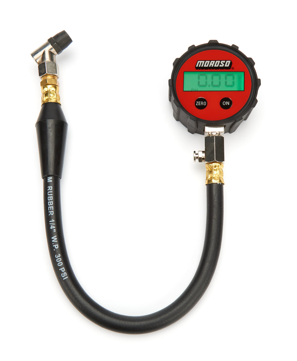 Moroso MOR89576 Tire Gauge - 0-100 PSI Digital - Backlit