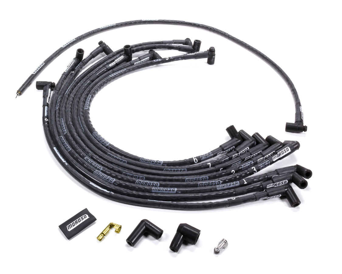 Moroso MOR9762M Mag-Tune Plug Wire Set SBC 90 Degree HEI