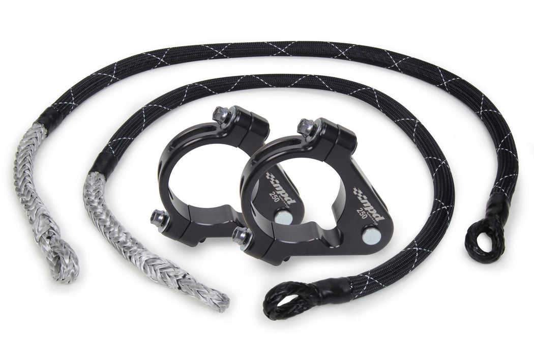 Mpd Racing MPD10500 Axle Tether Pair With 2.5in Clamps