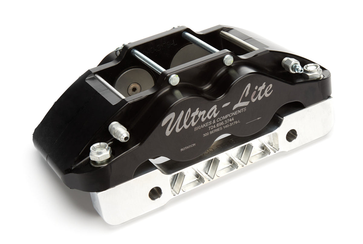 Mpd Racing MPD17100 Brake Caliper Radial Mnt Black Alum Left Side