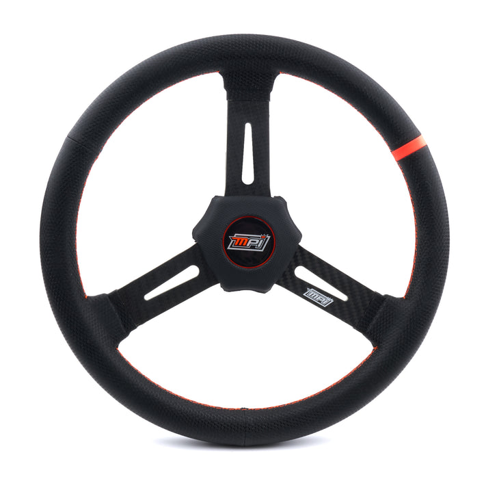 MPI USA MPIMPI-D3-15-C Dirt Steering Wheel 15in Carbon Fiber Large Grip