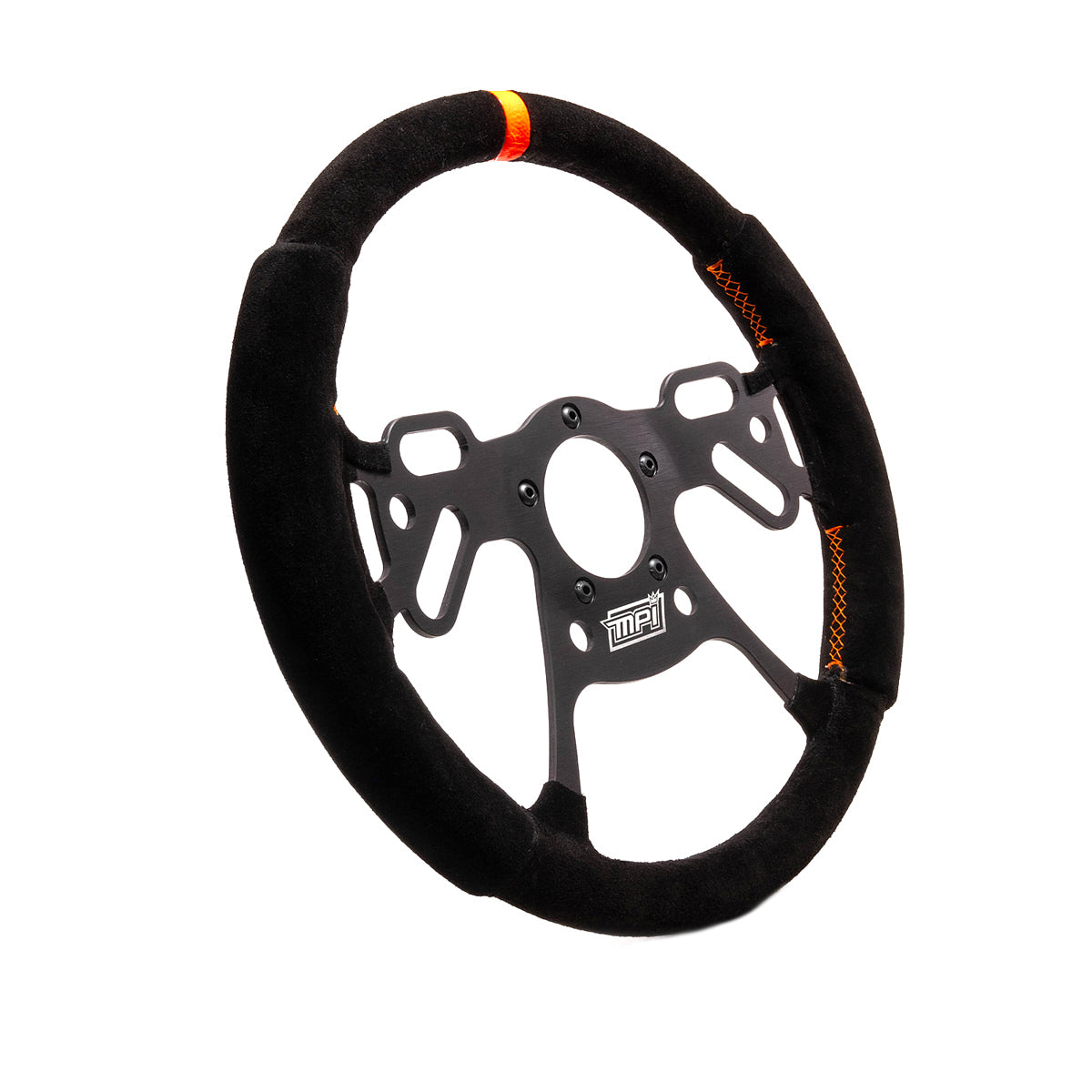 Mpi Usa MPIMPI-DRG2-13 Drag Steering Wheel 13in Suede Pad Switch Holes