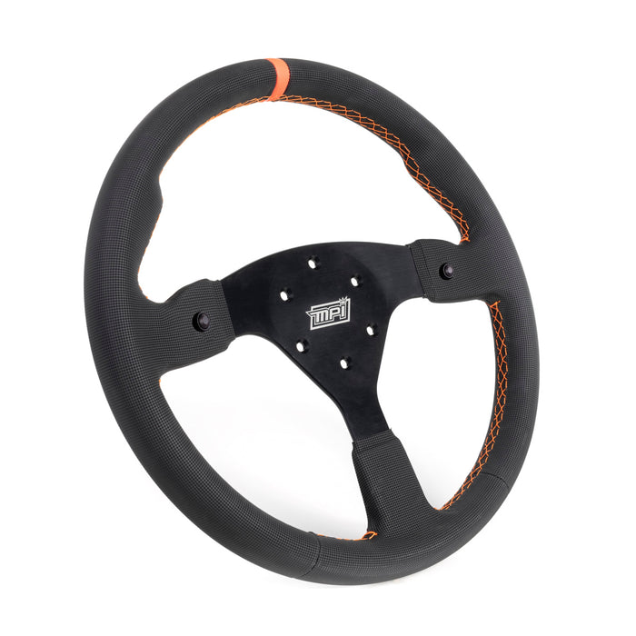 MPI USA MPIMPI-F-14-2B-PX Off Road Steering Wheel 14in Flat Suede