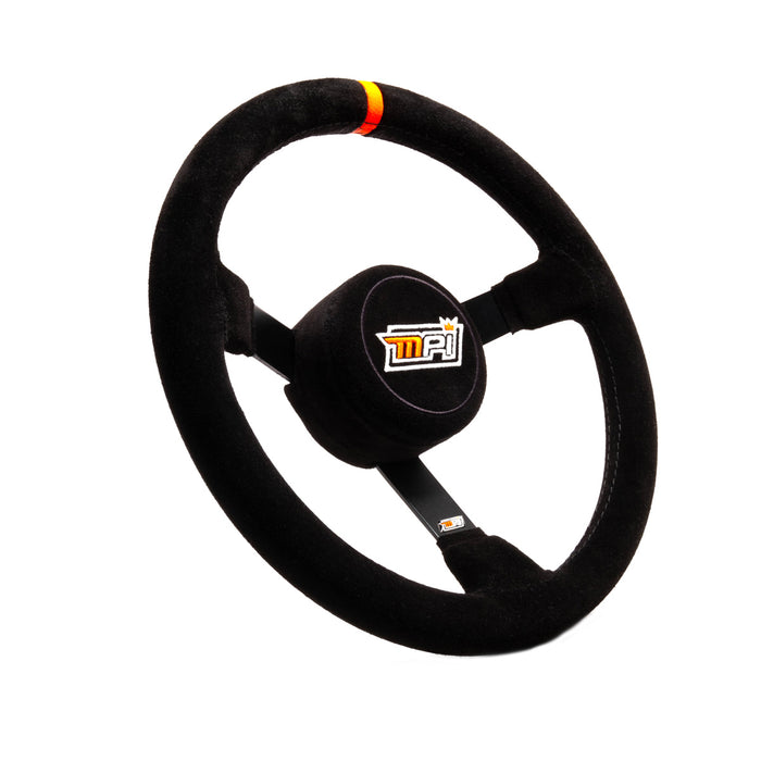 MPI USA MPIMPI-MP-13 Stock Car Steering Wheel 13in Dished Suede