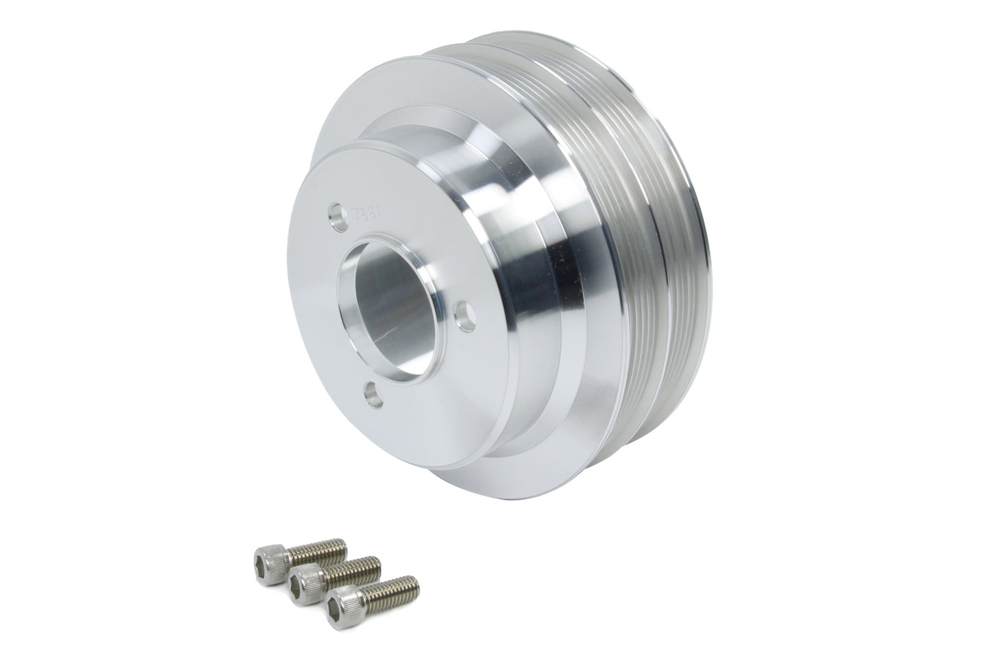 March Performance MPP7331 BBC Crank Pulley Natural Serpentine