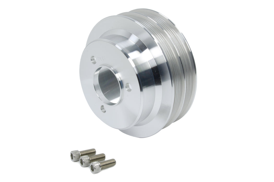 March Performance MPP7331 BBC Crank Pulley Natural Serpentine